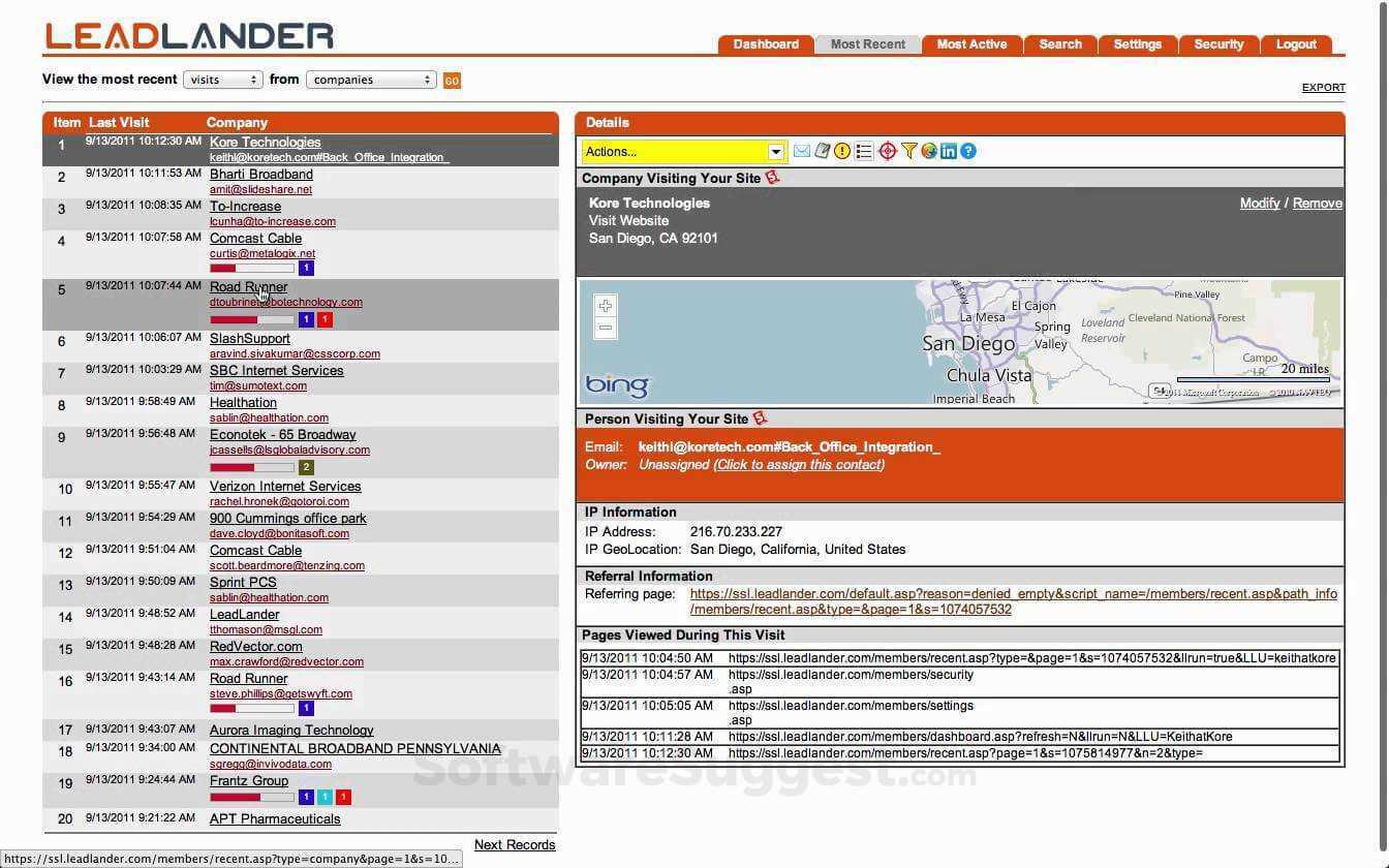 LeadLander Small Screenshot 3